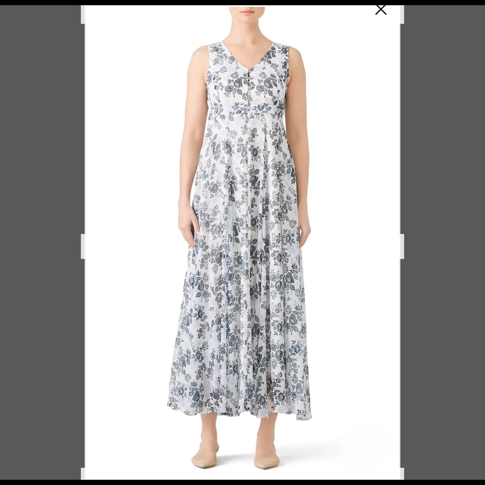 Raga blue floral maxi dress